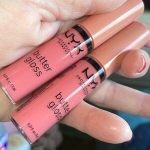 NYX Sealed Butter Gloss CREME BRULEE x2